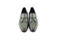 C0001111-5509 Tassel loafer with designed leather-green