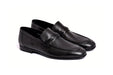C160-5532 Deer skin Loafer- Black