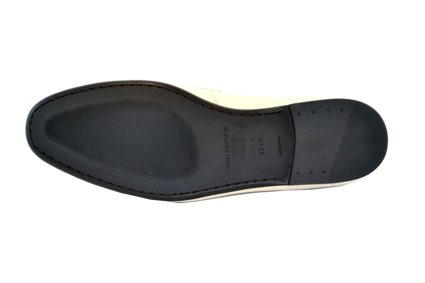C162-5532 Full Deer skin Loafer- Beige - Image 3