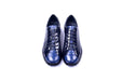 C0013042-5581  Genuine Ostrich Fashion Sneaker- Navy