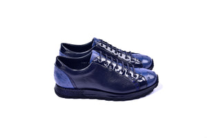 C0013042-5581  Genuine Ostrich Fashion Sneaker- Navy - Image 2