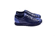 C0013042-5581  Genuine Ostrich Fashion Sneaker- Navy