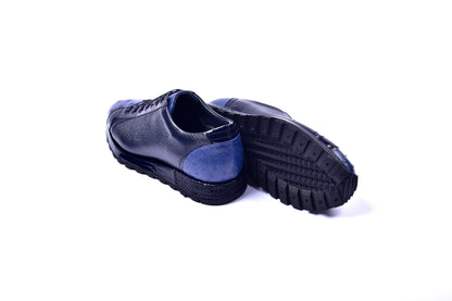 C0013042-5581  Genuine Ostrich Fashion Sneaker- Navy - Image 4