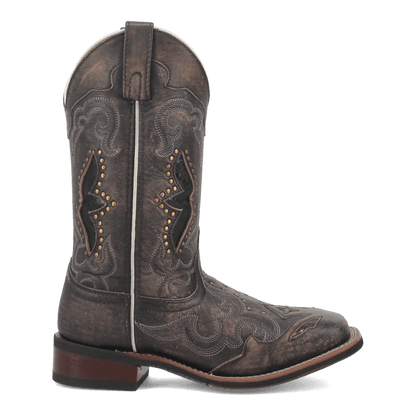 Laredo Spellbound Leather Boot - Luxe Black Ankle Boot