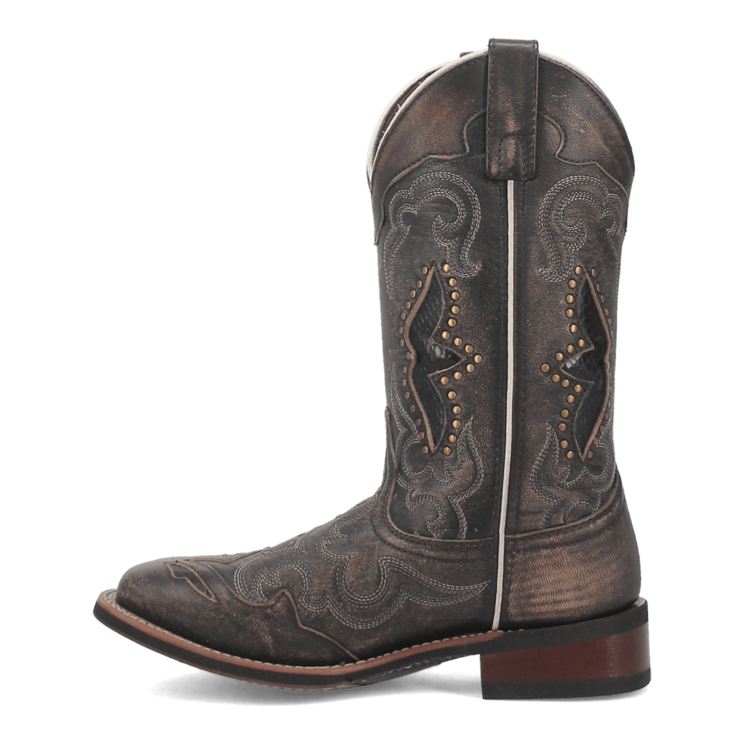 Laredo Spellbound Leather Boot - Luxe Black Ankle Boot