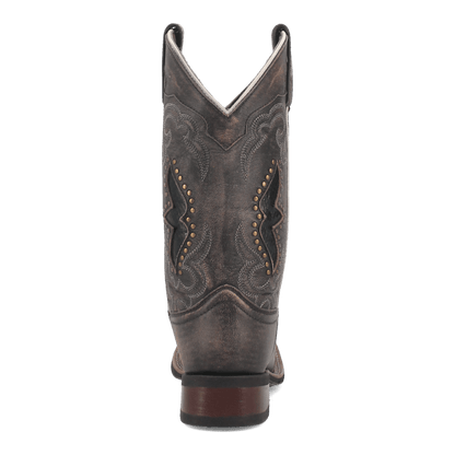 Laredo Spellbound Leather Boot - Luxe Black Ankle Boot