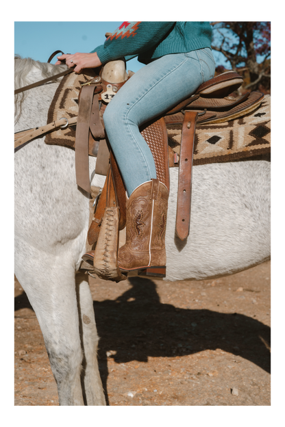 Laredo Spellbound Boot: Premium Leather Chelsea - Brown
