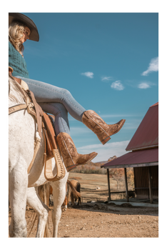 Laredo Spellbound Boot: Premium Leather Chelsea - Brown