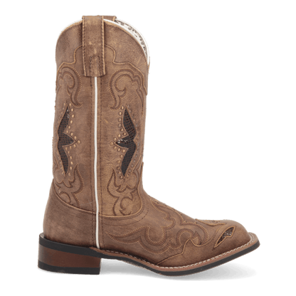 Laredo Spellbound Boot: Premium Leather Chelsea - Brown