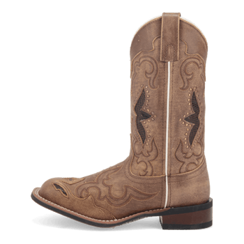 Laredo Spellbound Boot: Premium Leather Chelsea - Brown