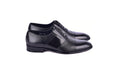 C0141-5691 Cap Toe Tie-less deer skin- Black