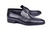 Corrente 5760 Burnished Calfskin Loafer - Black - Black - Size 13
