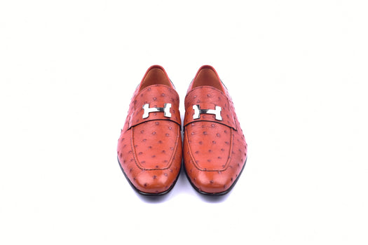 C02008-5760 H buckle -Orange Ostrich - Image 4