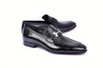 C01998-5760V H buckle Vita Calf Skin-Black