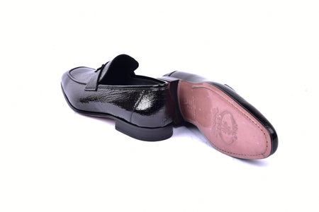 C01998-5760V H buckle Vita Calf Skin-Black