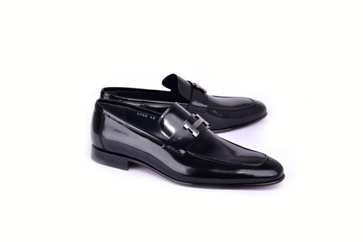 C02006-5760 H buckle Lux Calf High Gloss Black - Image 2