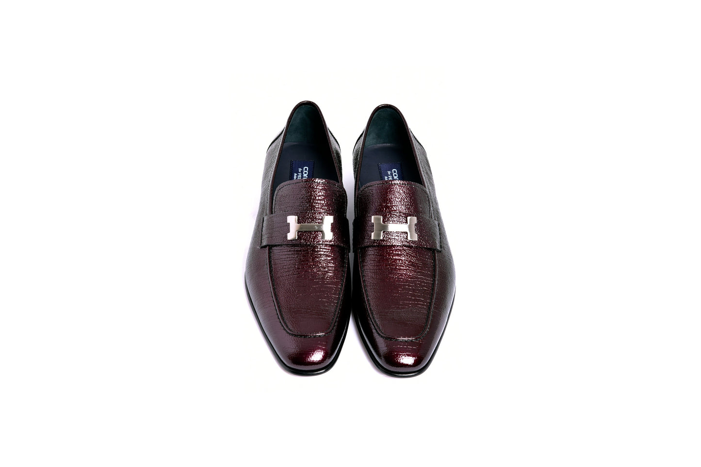 C01999-5760V H buckle Vita Calf Skin-Burgundy - Image 3