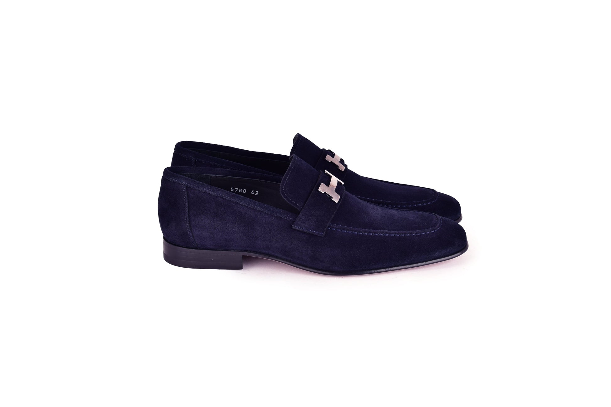C02005-5760S H buckle Suede-Navy - Image 2