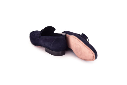 C02005-5760S H buckle Suede-Navy - Image 3