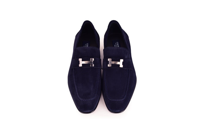 C02005-5760S H buckle Suede-Navy - Image 4