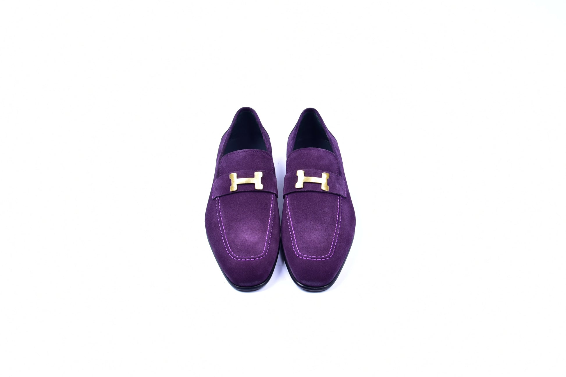 C02004-5760S H buckle Suede-Purple - Image 3