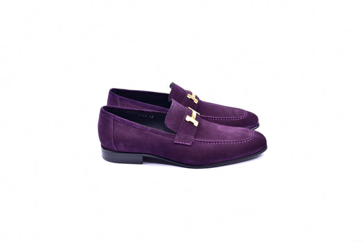 C02004-5760S H buckle Suede-Purple - Image 2