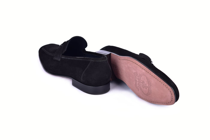 C02003-5760S H buckle Suede-Black - Image 3