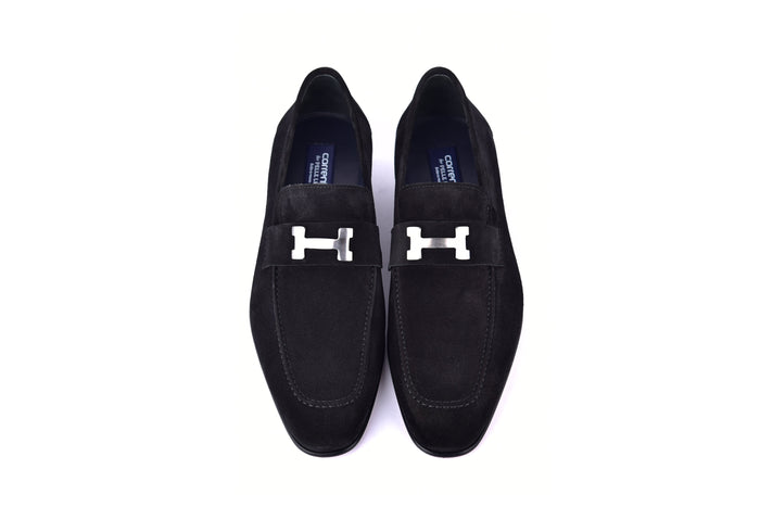 C02003-5760S H buckle Suede-Black - Image 4