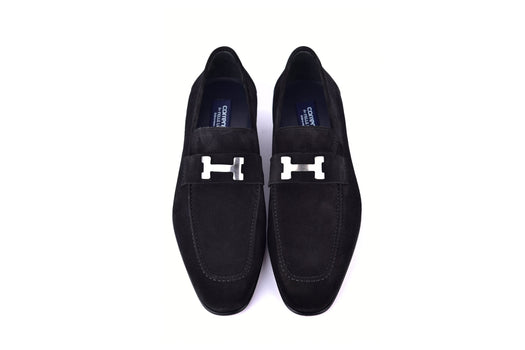 C02003-5760S H buckle Suede-Black - Image 4