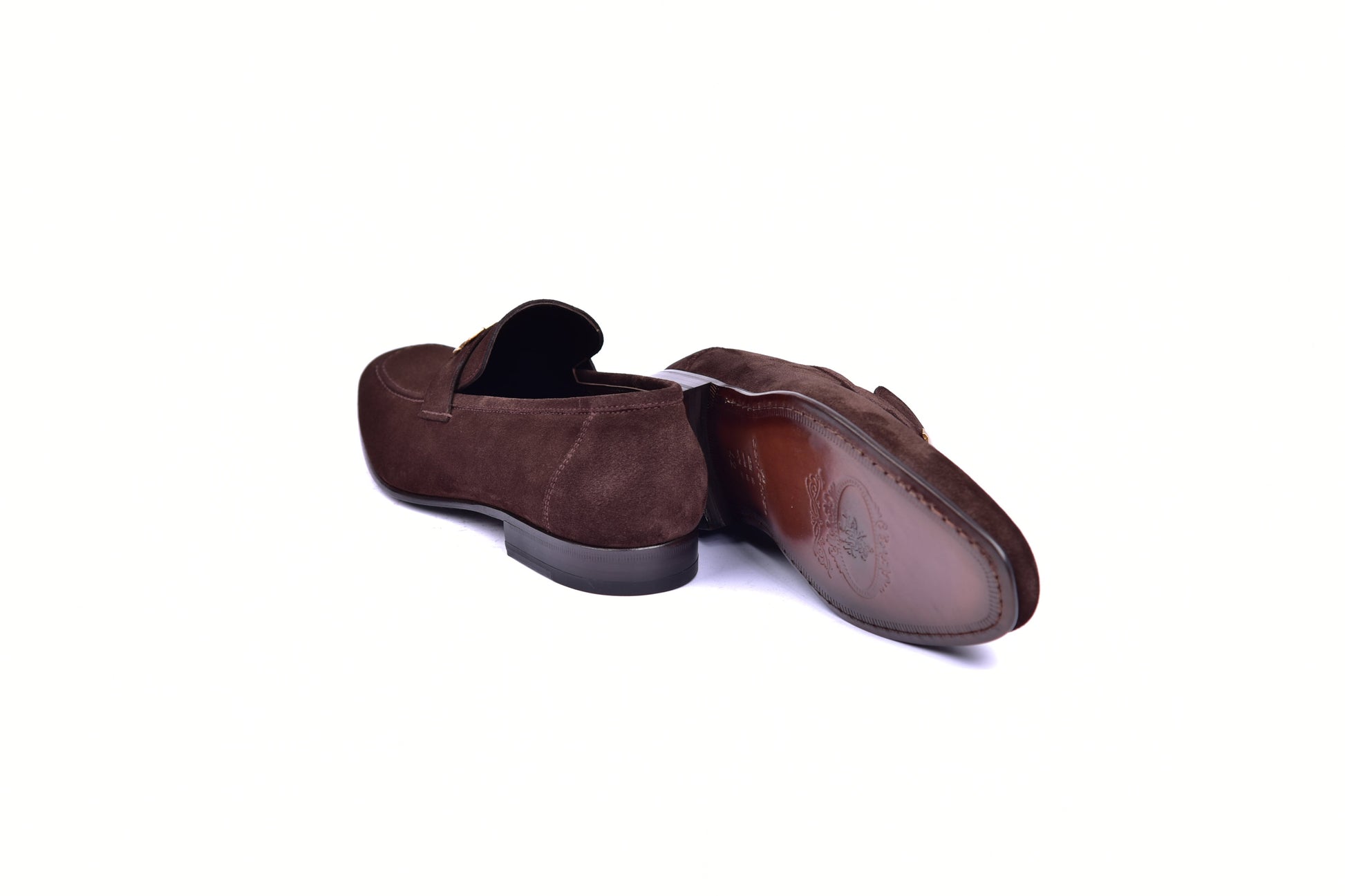 C02010-5760S H buckle Brown Suede - Image 3