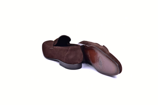 C02010-5760S H buckle Brown Suede - Image 3