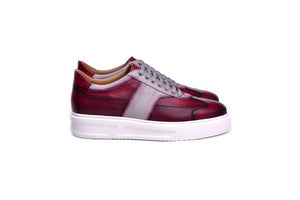 C001301-5769 Fashion Sneaker- Burgundy - Image 2