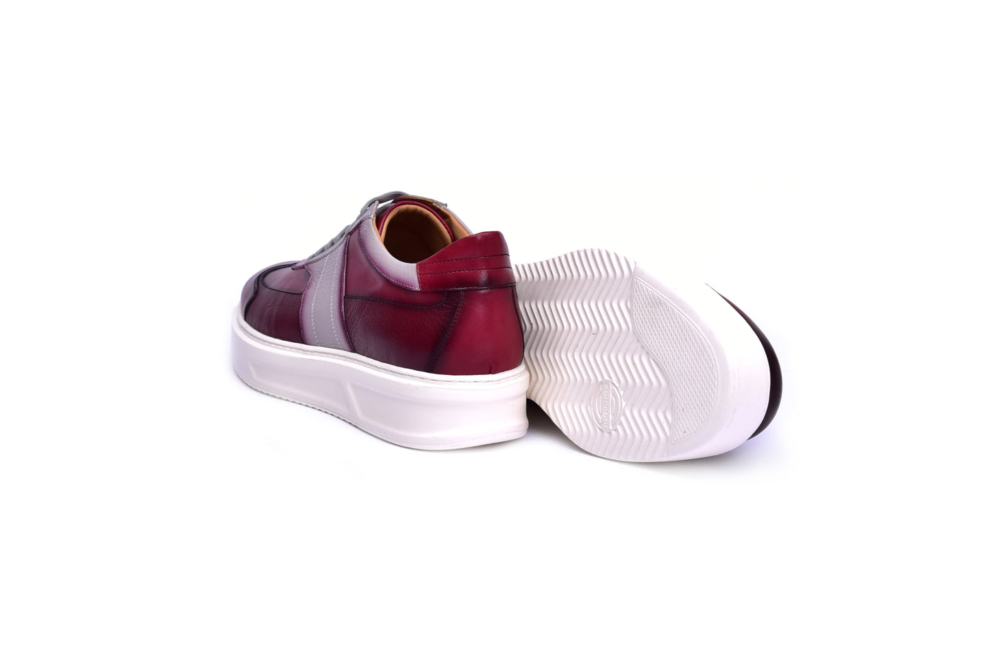 C001301-5769 Fashion Sneaker- Burgundy - Image 3