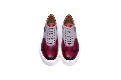 C001301-5769 Fashion Sneaker- Burgundy - Image 4