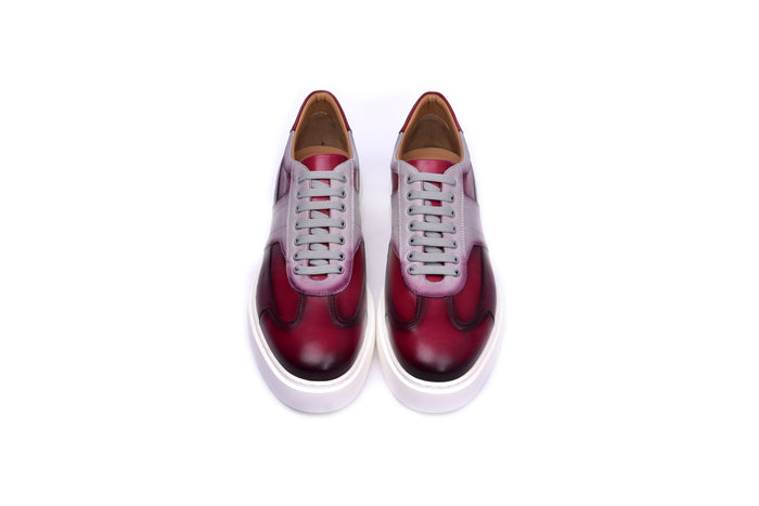 C001301-5769 Fashion Sneaker- Burgundy - Image 4