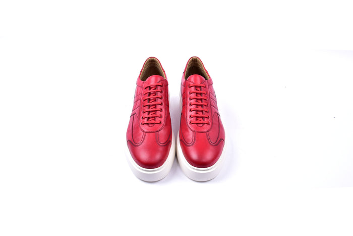 C0013016-5769 Fashion Sneaker- Red - Image 3