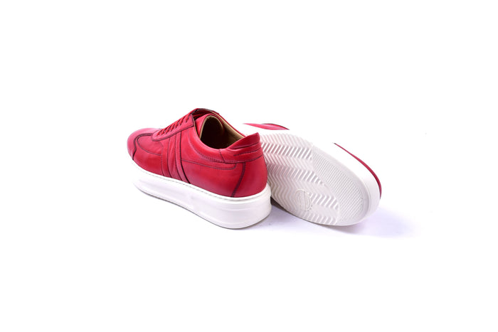C0013016-5769 Fashion Sneaker- Red - Image 4