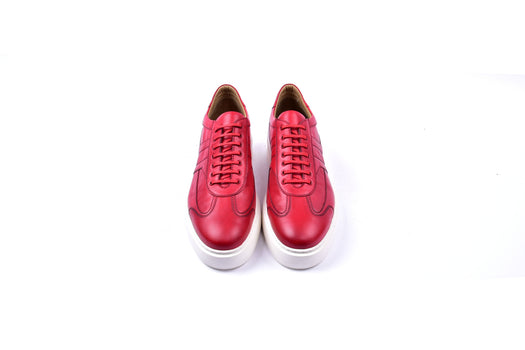 C0013016-5769 Fashion Sneaker- Red - Image 3