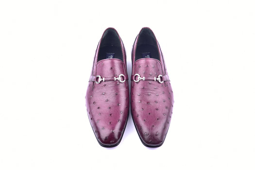 C0229-5776 Genuine Ostrich- Burgundy - Image 3