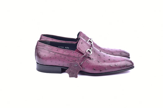 C0229-5776 Genuine Ostrich- Burgundy - Image 2
