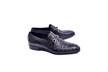 C0225-5776 Genuine Ostrich- Black