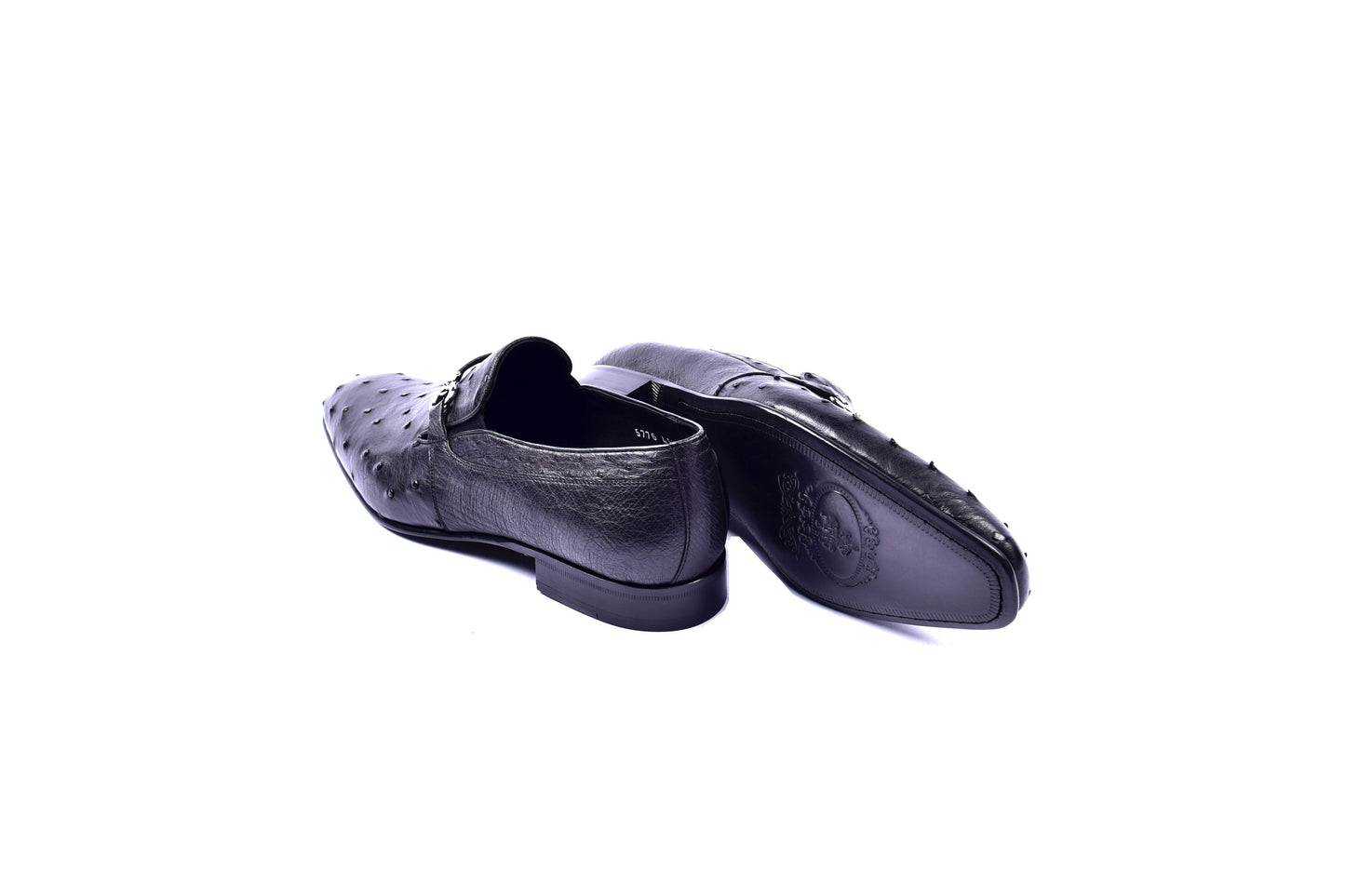 C0225-5776 Genuine Ostrich- Black - Image 4