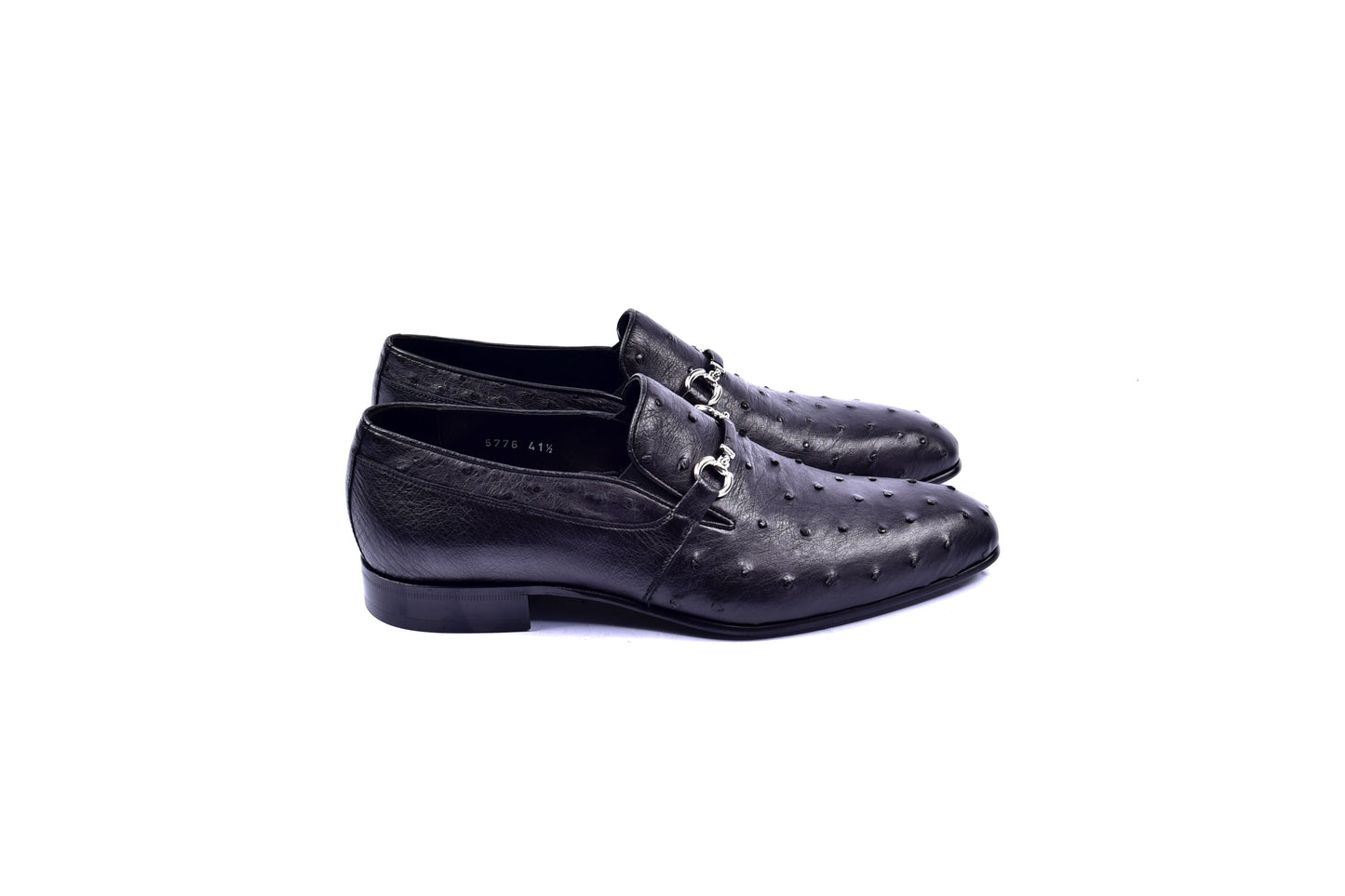 C0225-5776 Genuine Ostrich- Black - Image 2