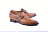 C0227-5776 Genuine Ostrich- Tan