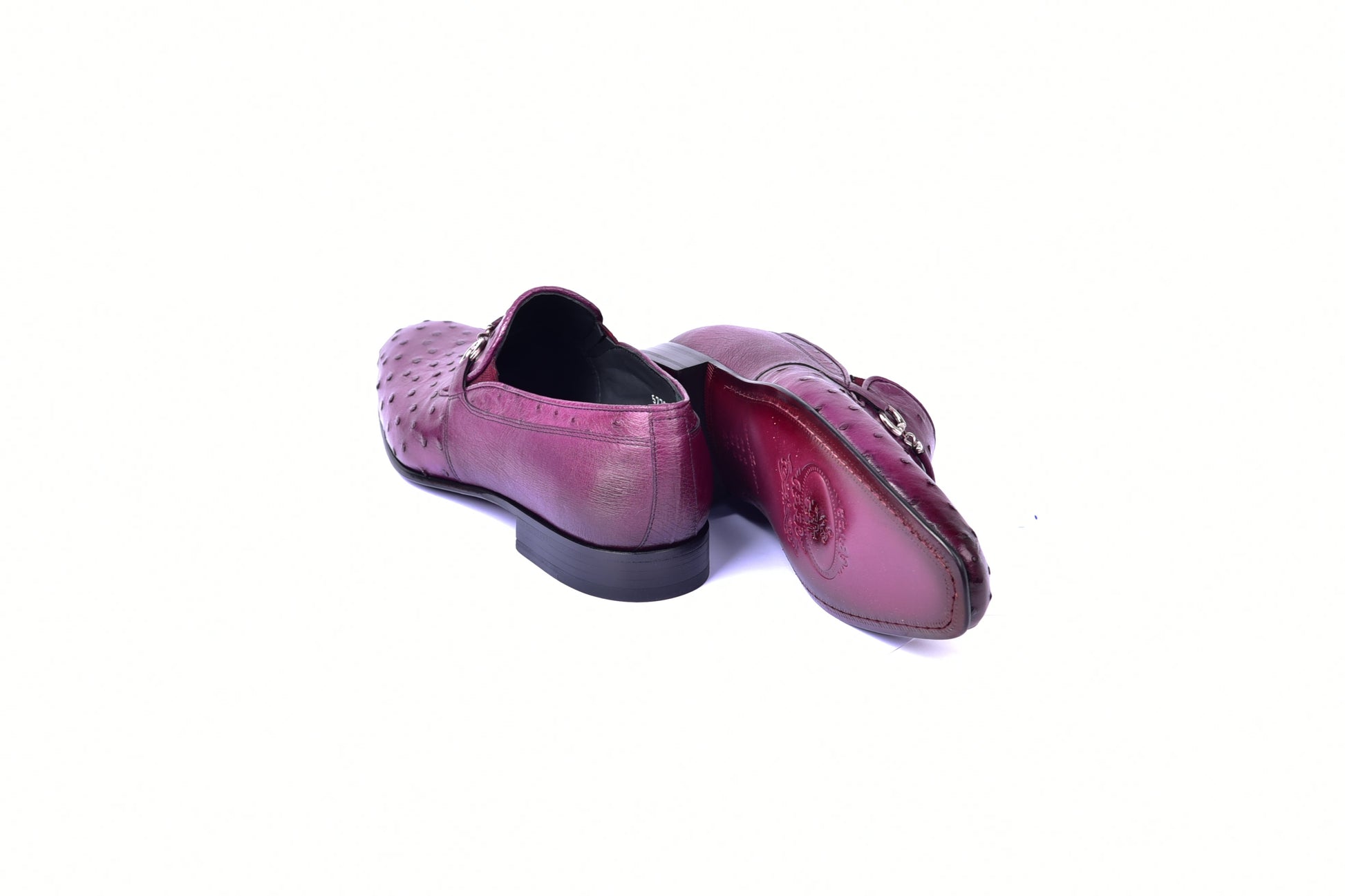C0229-5776 Genuine Ostrich- Burgundy - Image 4