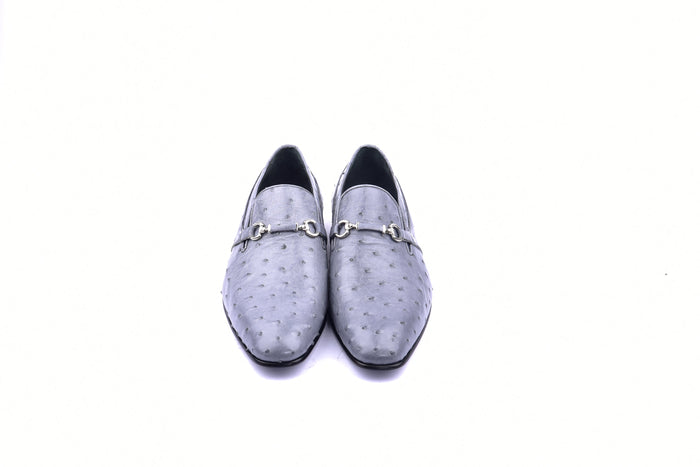 C0228-5776 Genuine Ostrich- Grey - Image 3