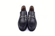 C03023-5786C Horn Back Print Leather- Black