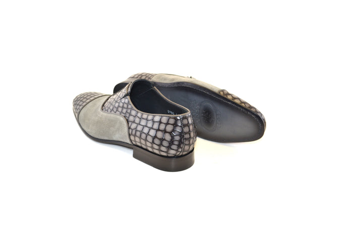 C012-5796 Cap Toe Slip On / Lace Up Grey - Image 3