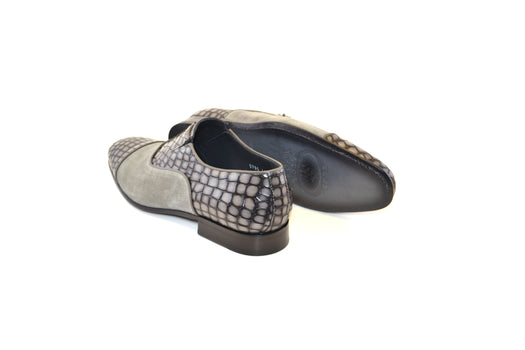 C012-5796 Cap Toe Slip On / Lace Up Grey - Image 3