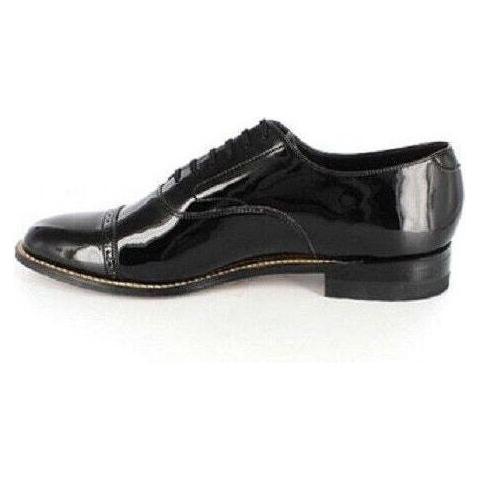 Stacy Adams Shoes Concorde Patent Leather Oxford Tuxedo Black 11003-01